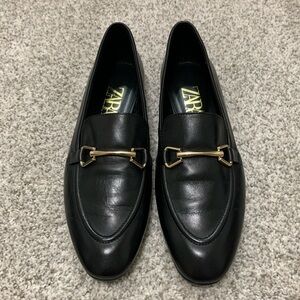 Zara Leather Loafers